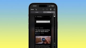 Comment faire une capture d'écran défilante sur iPhone