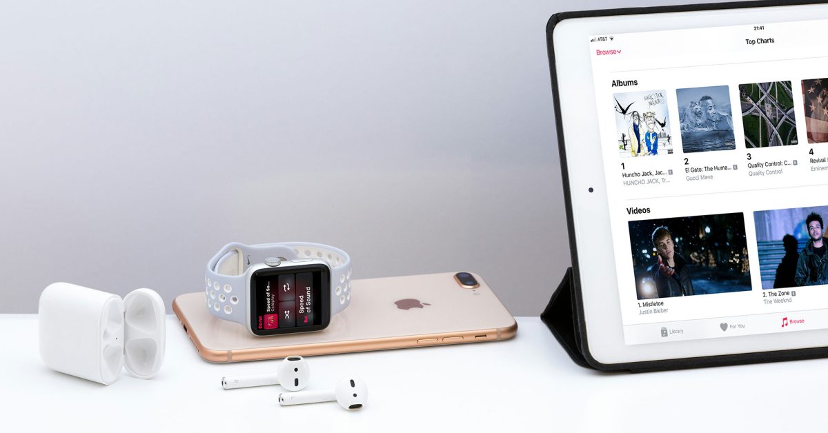 La croissance lente d'Apple Music et d'autres services est reconnue par le plus grand label de musique au monde