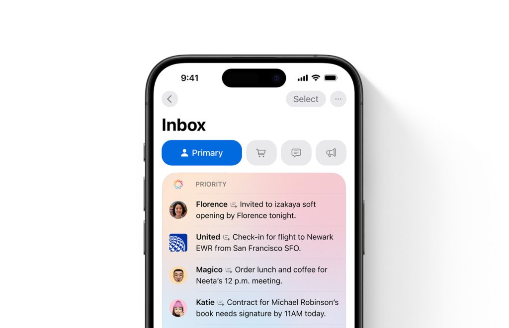 Mail dans iOS 18 sept nouvelles fonctionnalites a venir