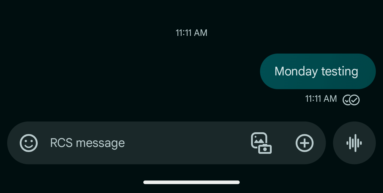 Android iPhone RCS messaging