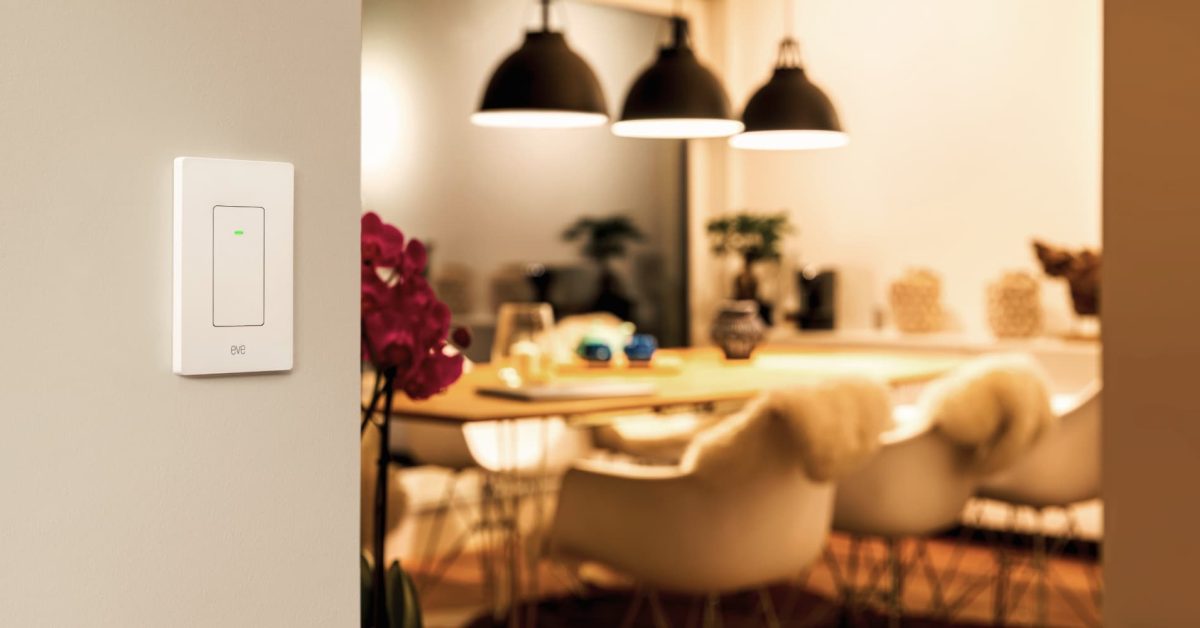 Eve releases Matter-enabled version of its smart home light switch