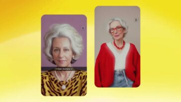 Snapchat is getting redesigned, plus new AI lens displays an old-aged you