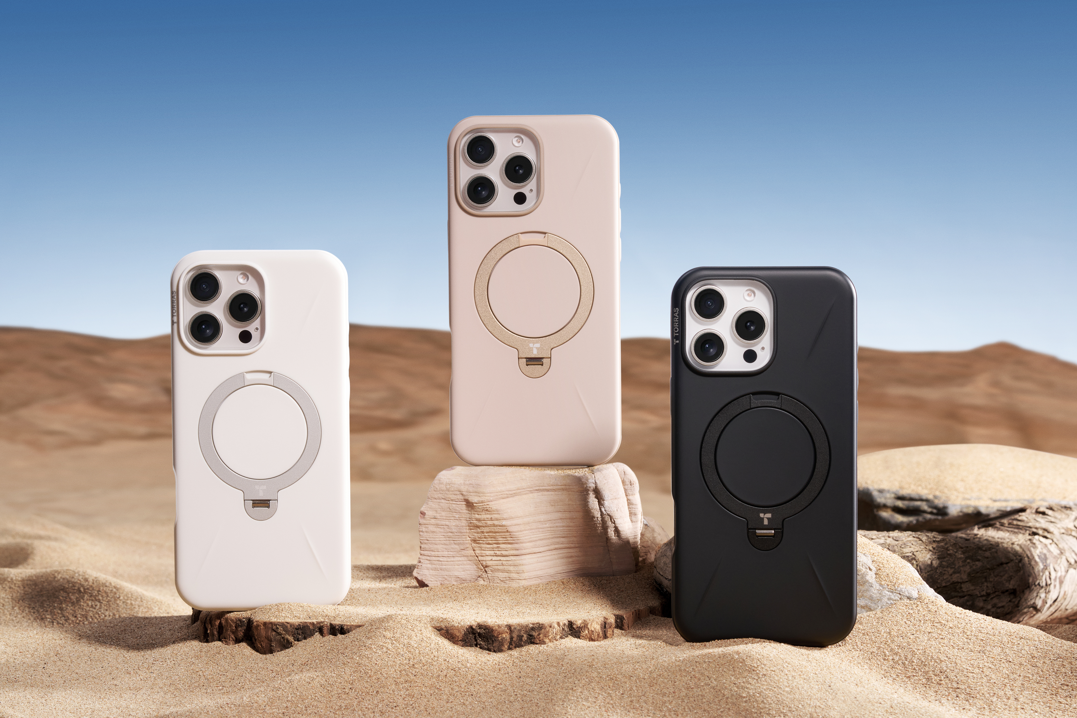 Choix de couleurs des coques TORRAS pour iPhone 16