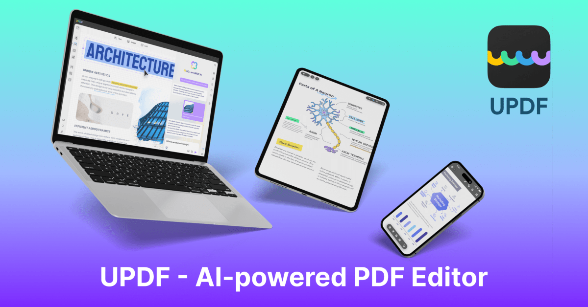 UPDF:  The first AI PDF tool for Mac, iOS, and iPad that converts PDFs to mind maps