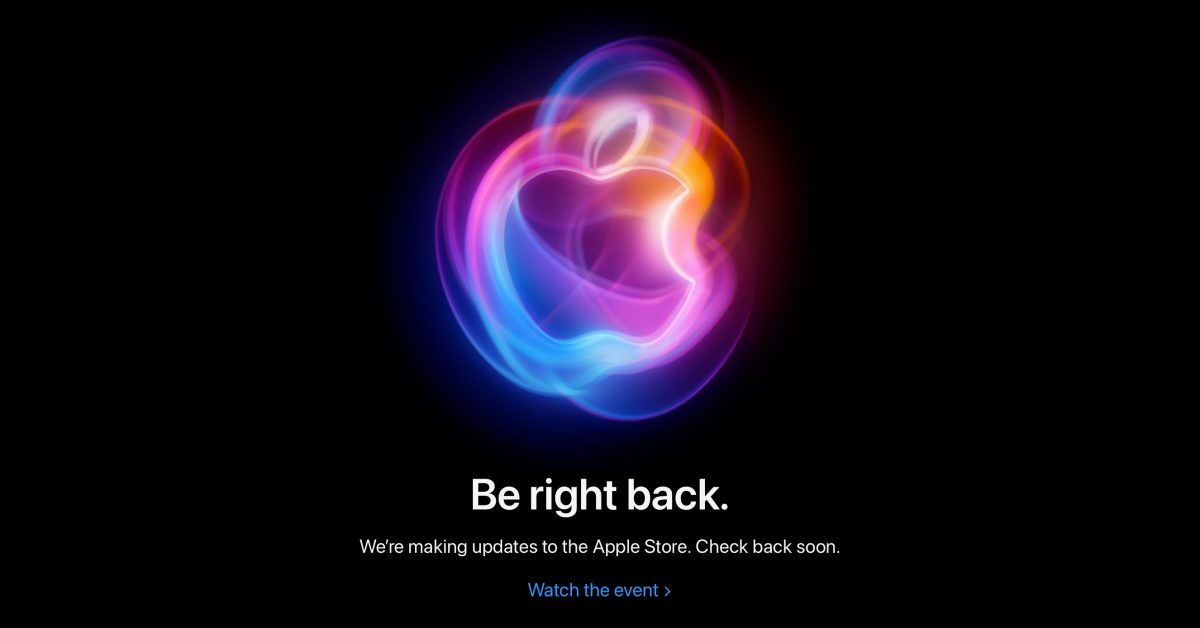 Apple Store is down ahead of iPhone 16 and Apple Watch Series 10 announcements