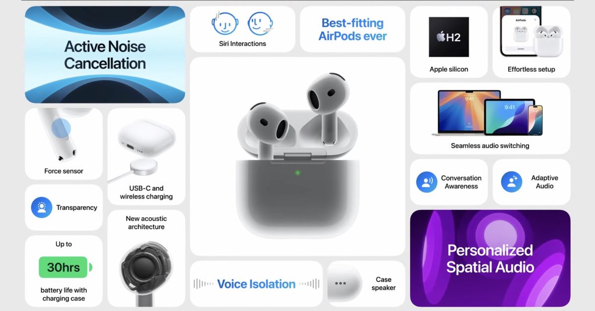 Apple calls AirPods design ‘the snorkel,’ plus other AirPods 4 details