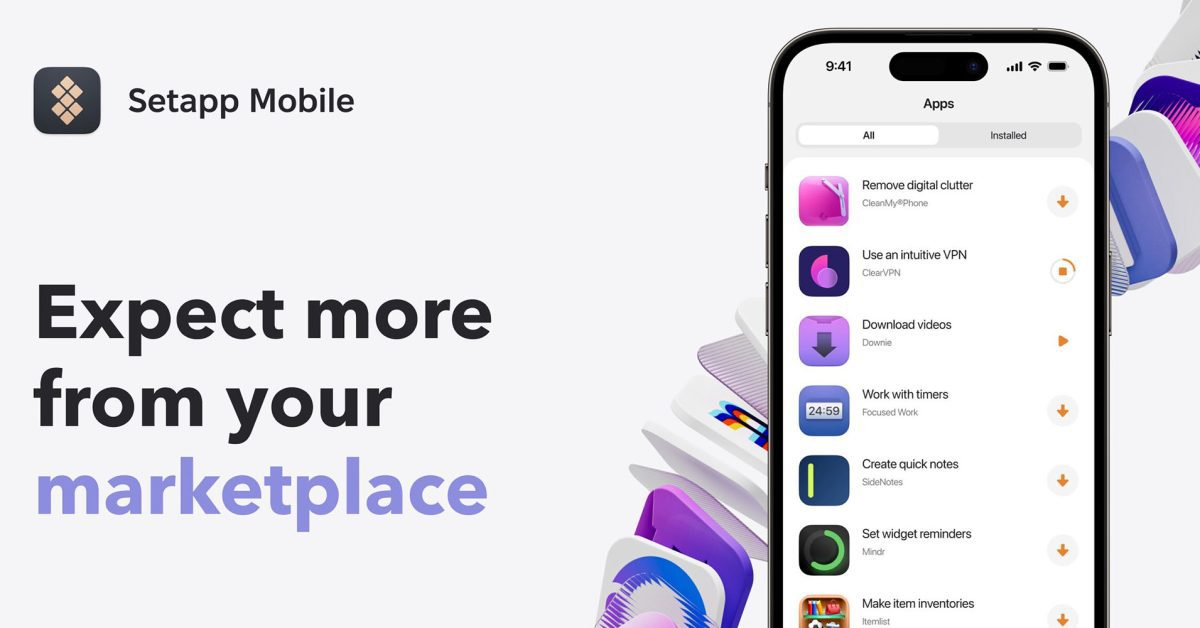 Setapp Mobile now available without invitation, at €9.49/month