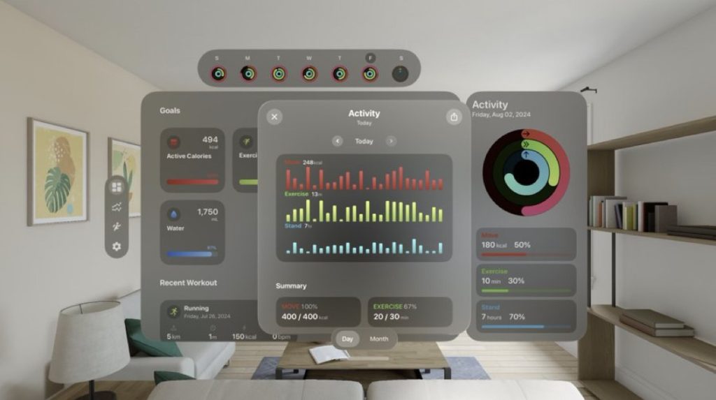 WaterMinder et Calory mises a jour iOS 18 avec