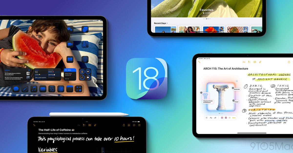 iPadOS 18 release date set for September 16
