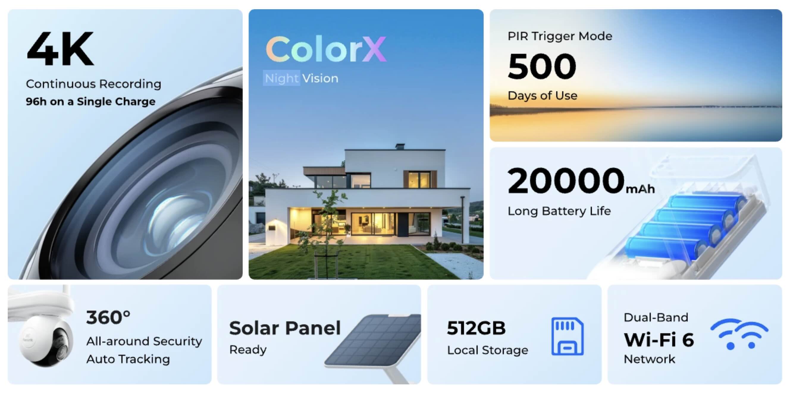 Reolink Atlas PT Ultra caméra 4K sans fil