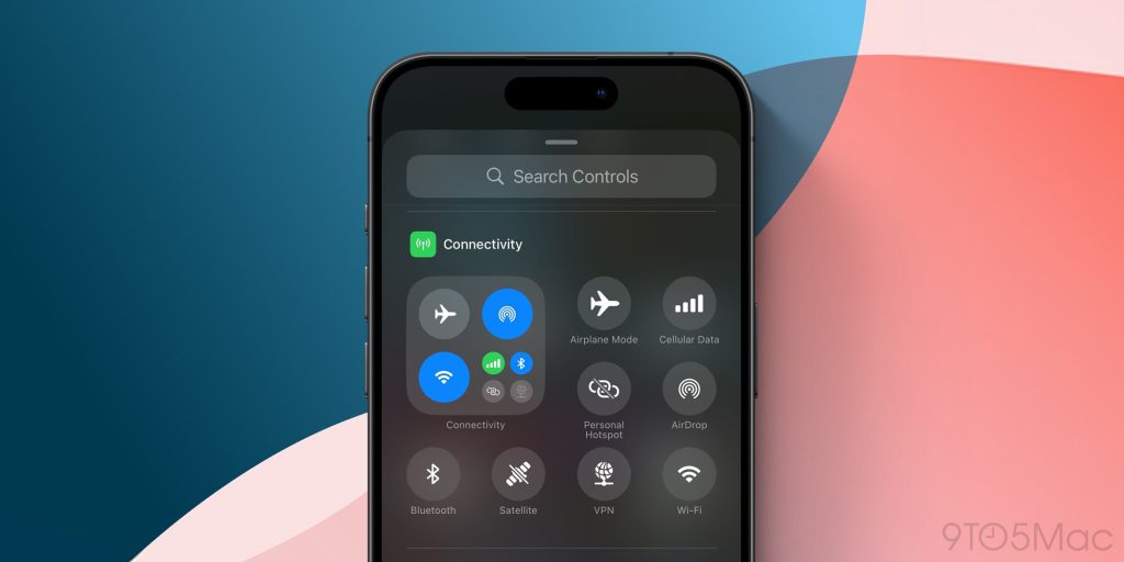 iOS 18.1 : toutes les fonctionnalités sauf Apple Intelligence 3 Control Center iOS 18.1 beta 6