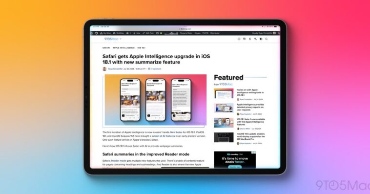 Apple penche vers l'IA et évite un rafraîchissement de l'iPad 11 cette année 1 Apple is seemingly all in on AI, and skipping an iPad 11 refresh this year is a sign of it