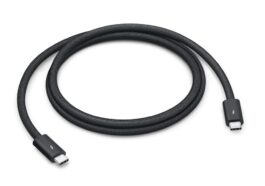 Thunderbolt 5 USB-C cable now available in online Apple Store