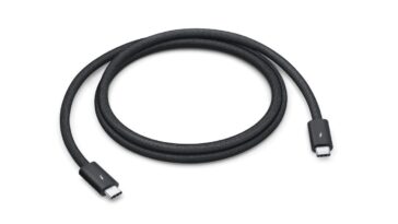 Thunderbolt 5 USB-C cable now available in online Apple Store