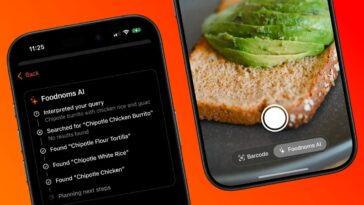 Foodnoms nutrition tracking app updated with easier recipe importing, photo analysis, more
