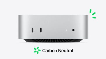 The M4 Mac mini is Apple’s first carbon neutral Mac