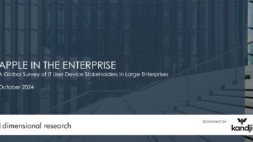 Apple products show lower outage risk and strong security appeal in Kandji survey