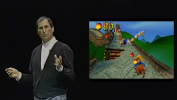 Watch Steve Jobs unveil a PS1 emulator for the Mac years before the App Store drama