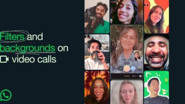 WhatsApp introduces new filters and backgrounds for video calls