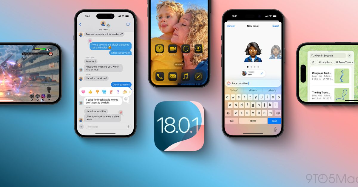 iOS 18.0.1 coming soon with iPhone and iPad bug fixes [Update]