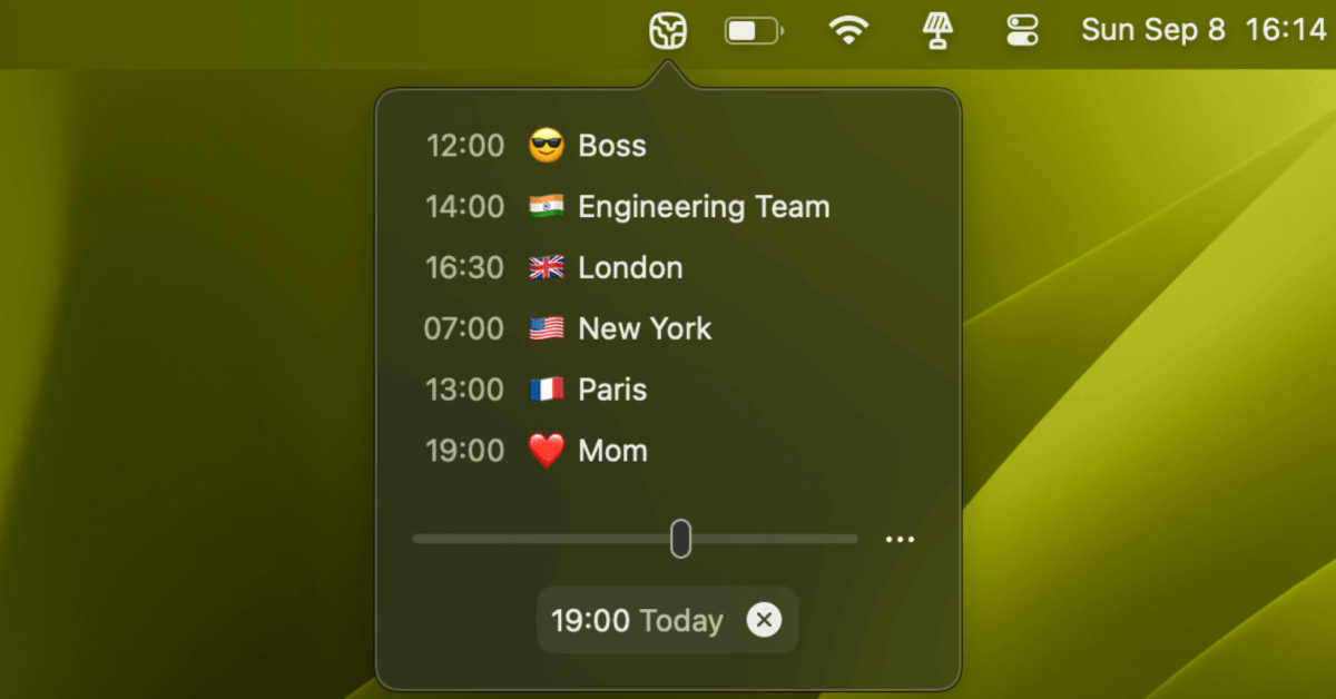 Indie App Spotlight: ‘Minizones’ lets you quickly glance at different timezones from your Menu Bar
