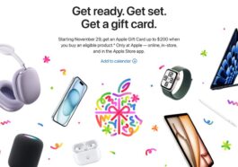 Apple unveils 2024 Black Friday promo: up to $200 gift card on eligible purchases