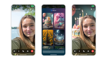 Messenger adds Siri integration, AI video backgrounds, and yes, voicemail