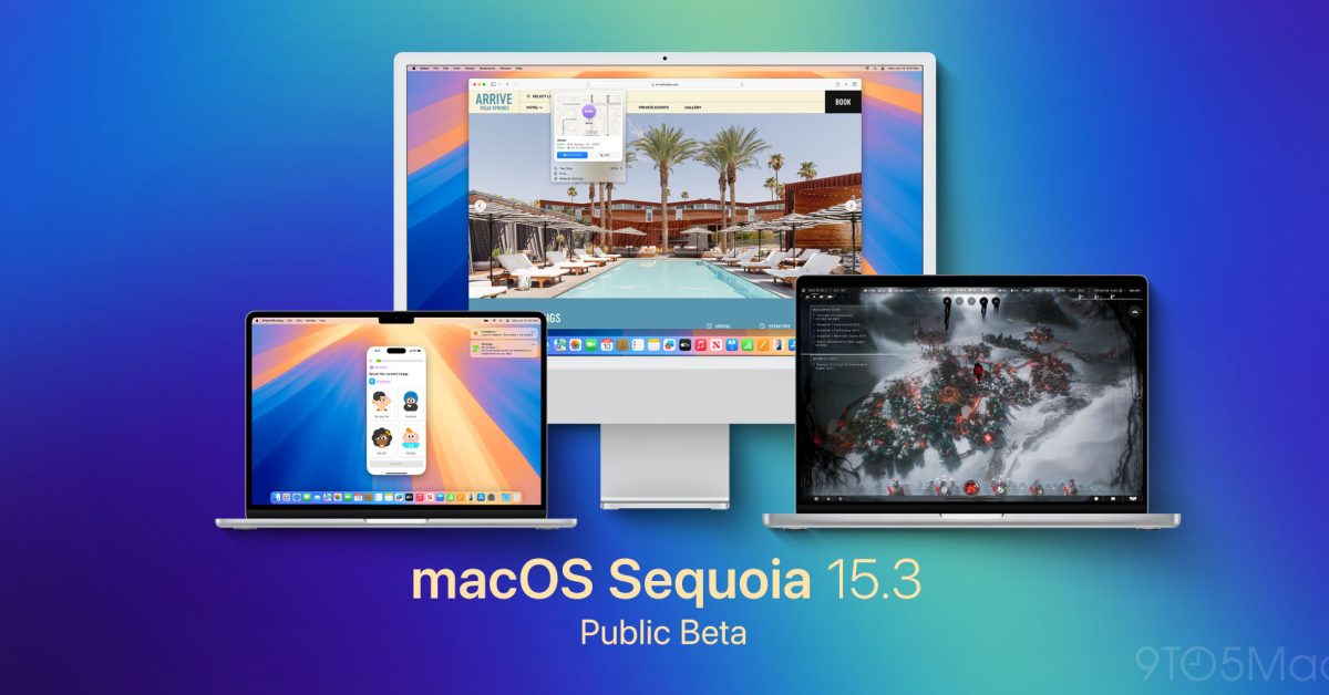 macOS 15.3 and more public betas arrive, here’s what’s new