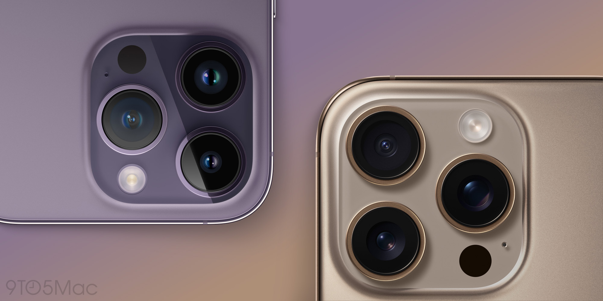 Comparaison des caméras de l'iPhone 16 Pro et 14 Pro