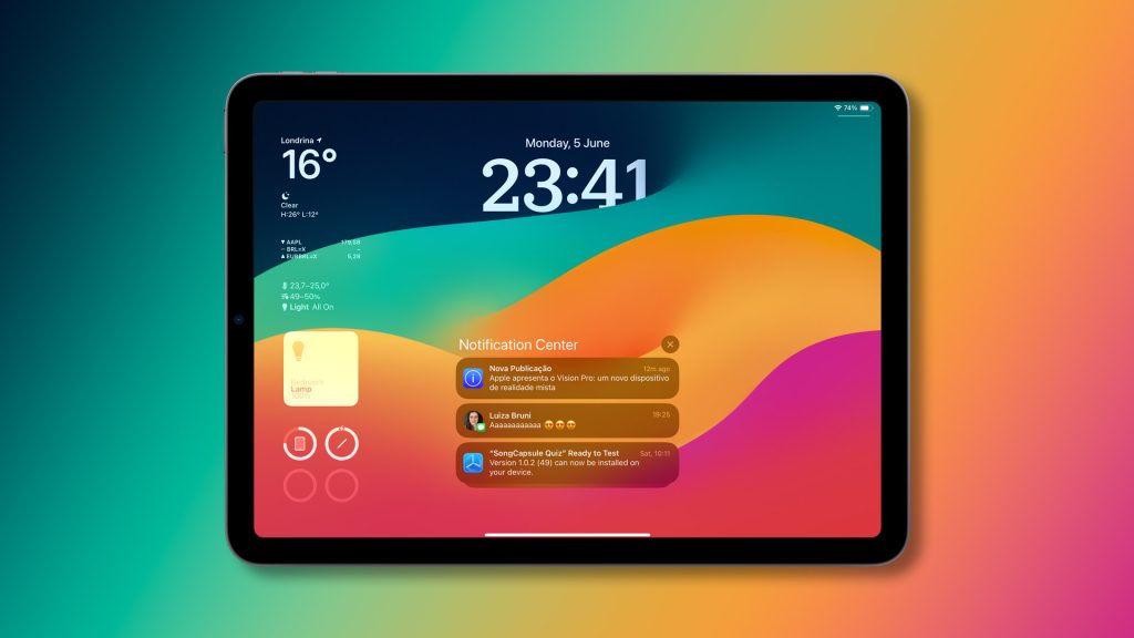 Ces 3 fonctionnalités iOS clés manquent toujours sur Mac 2 Personnalisation de l'écran de verrouillage iPadOS 17
