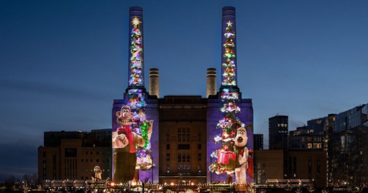 Une animation Wallace & Gromit de 300 pieds créée sur iPhone 16 exposée au campus d’Apple UK 1 300-foot high Wallace & Gromit animation created on iPhone 16 on show at Apple’s UK campus