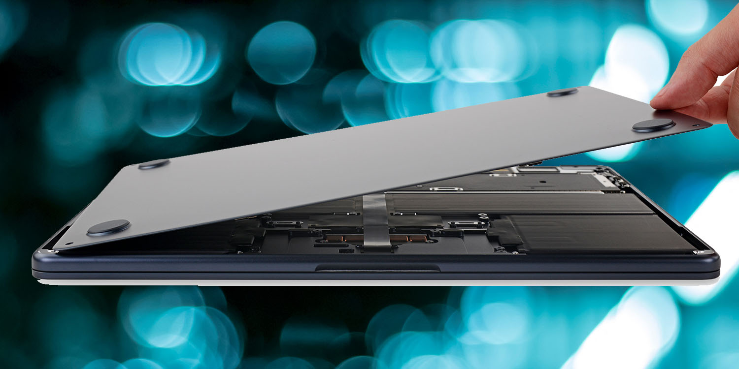 Interne du MacBook Air avec M2