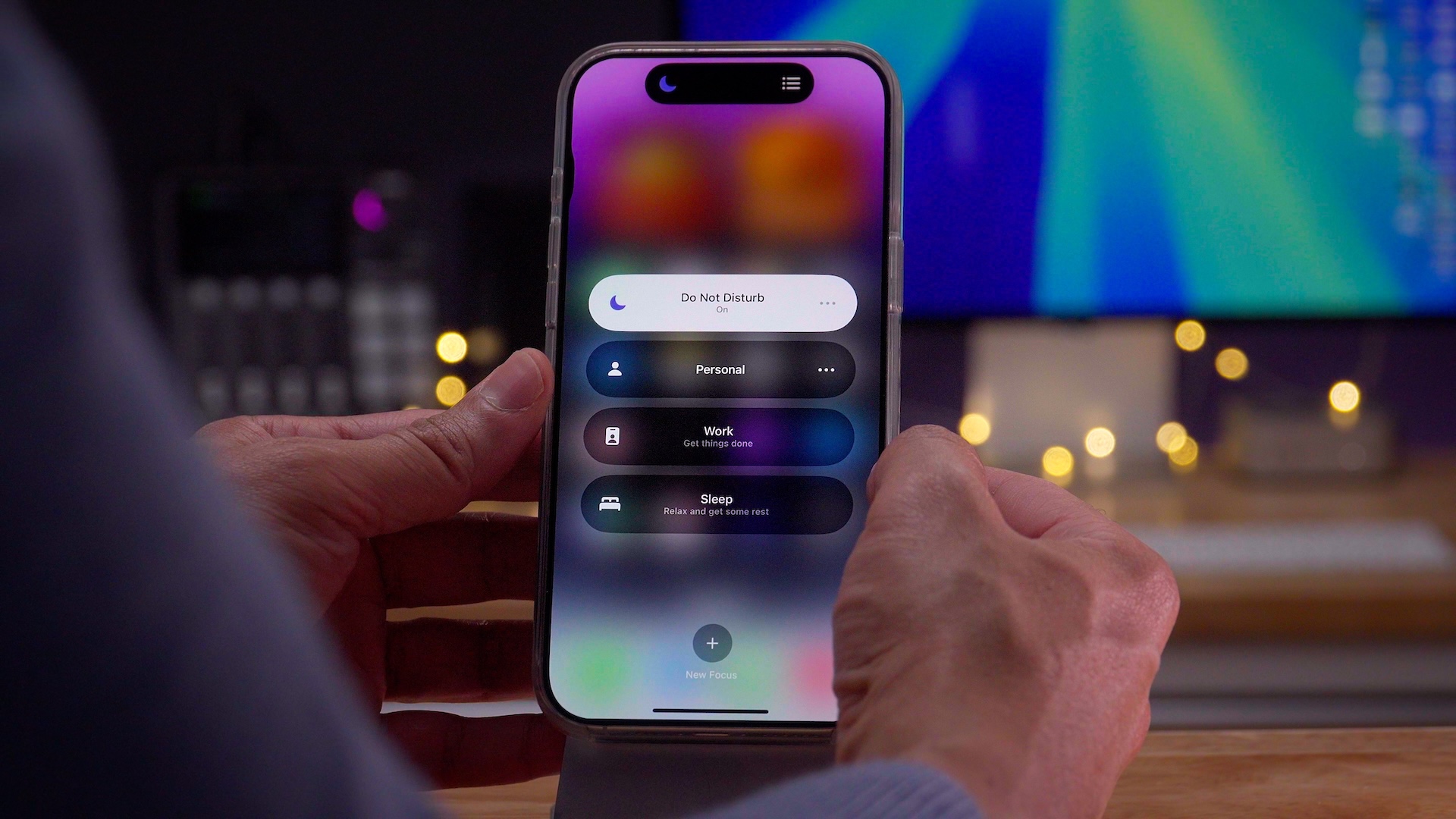 Apple teste un raccourci pour le Contrôle Visuel, navigation fluide et options Focus 3 Switch classique pour Focus modes