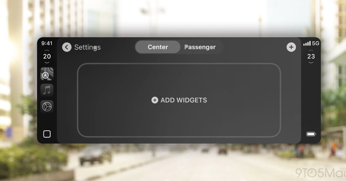 CarPlay 2 : nouveaux widgets personnalisés révélés lors du développement par Apple 6 CarPlay 2 custom widgets UI revealed as Apple continues development