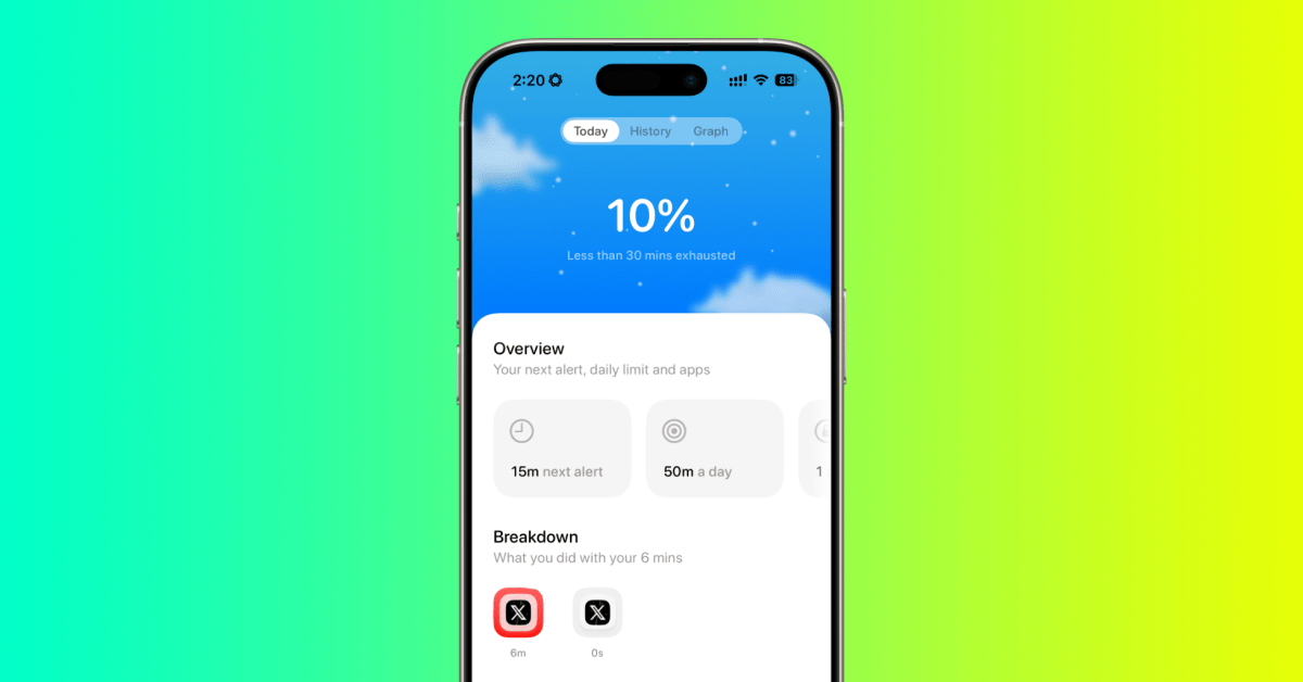 Indie App Spotlight: ‘Inscreen’ helps you reassess screen time on your iPhone