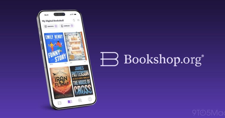 Lancement d'une app iPhone par une librairie, une alternative locale aux ebooks d'Apple et Kindle 1 Bookshop launches iPhone app as local-friendly ebook alternative to Apple Books and Kindle