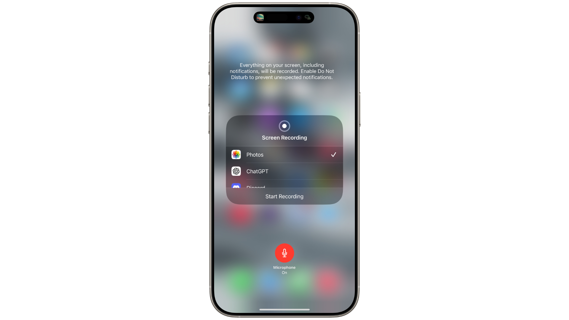 L'enregistrement d'écran sur iOS va s'améliorer avec trois nouvelles fonctionnalités à venir 2 iOS 18 Screen Recording UI
