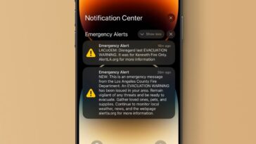 All iPhone users in Los Angeles were accidentally sent an evacuation alert