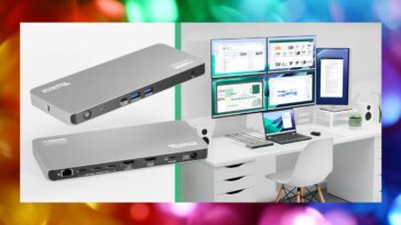 Plugable dock lets even an M1 MacBook Pro support five external monitors