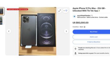 eBay sellers asking $2k to $50k for iPhones with TikTok installed