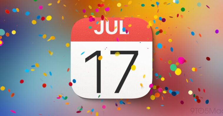 Apple Calendar : Confetti offre trois avantages face aux concurrents 1 Apple Calendar’s ‘Confetti’ could offer three advantages over competitors