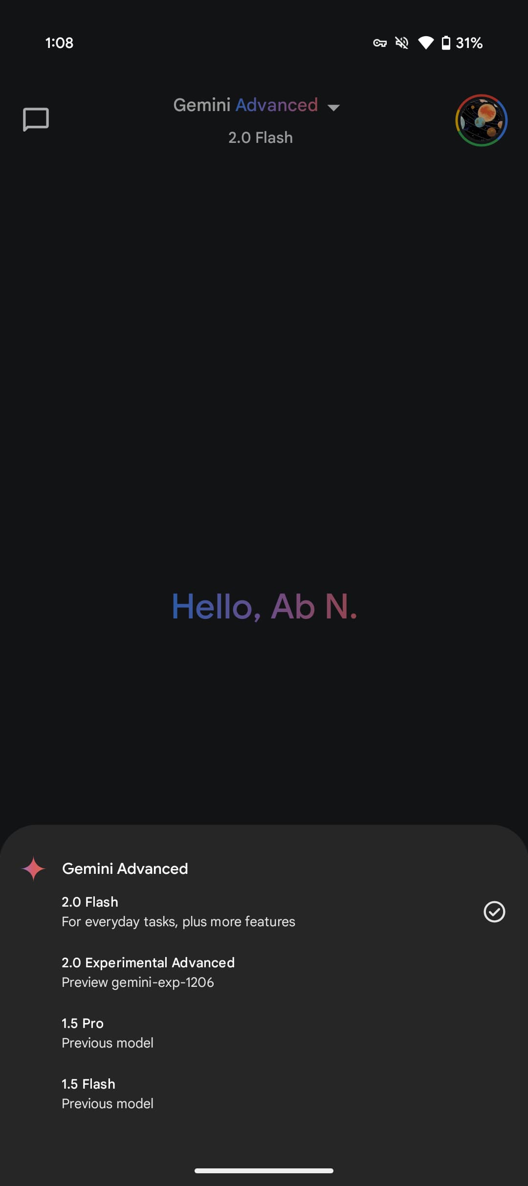 Gemini 2.0 Flash sur Android