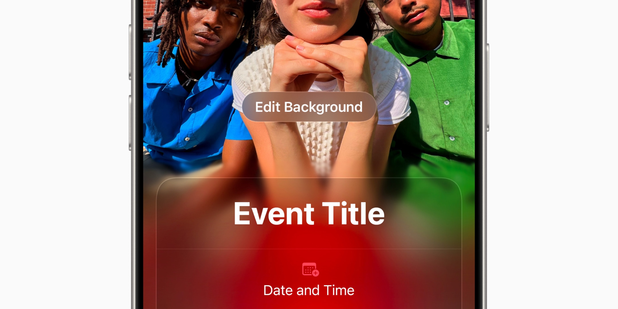 Détails de l'événement dans l'application Invites