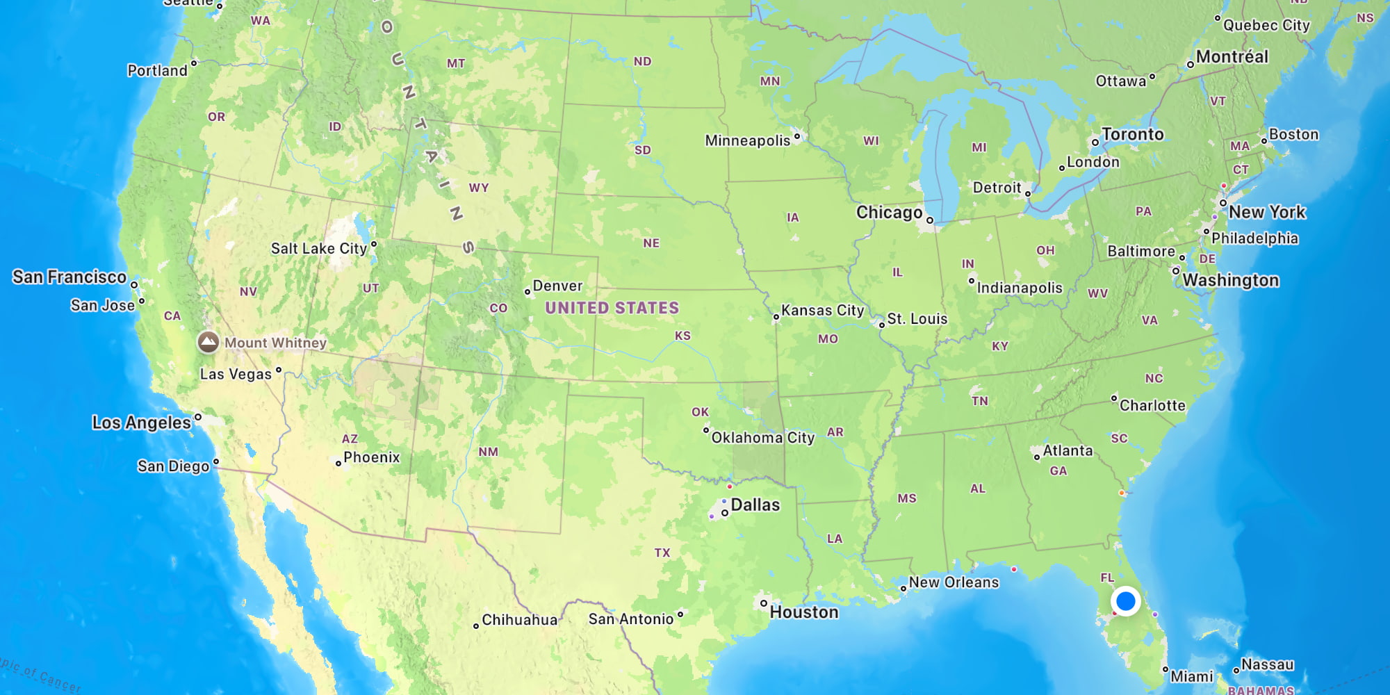 Rappels géolocalisés