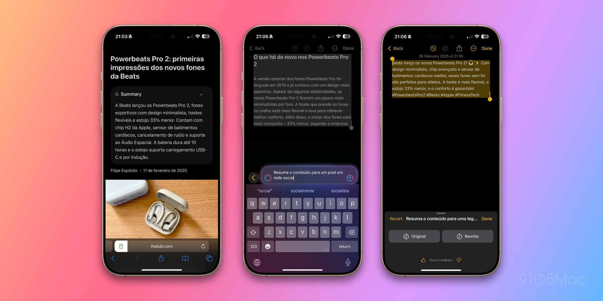 Comportement de l'Intelligence d'Apple lors de son utilisation en plusieurs langues 3 Fonctionnalités d'Apple Intelligence en plusieurs langues
