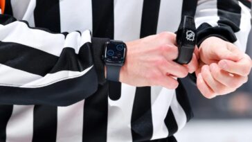 Apple Watch has been playing a crucial role for NHL referees