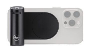 The Leica LUX grip for iPhone is a cute accessory with truly Leica-like pricing