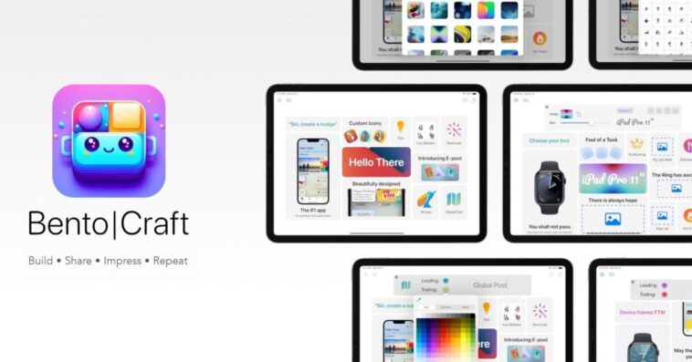 Indie App Spotlight : 'Bento|Craft', un outil pratique pour créer des graphiques bento 1 Indie App Spotlight: ‘Bento|Craft’ is a nifty design tool for easily making bento graphics