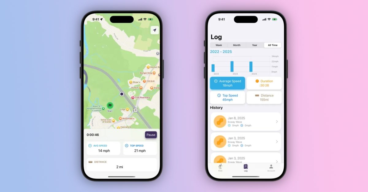 Indie App Spotlight: ‘Wheels’ provides a nice interface to help skaters track their journey