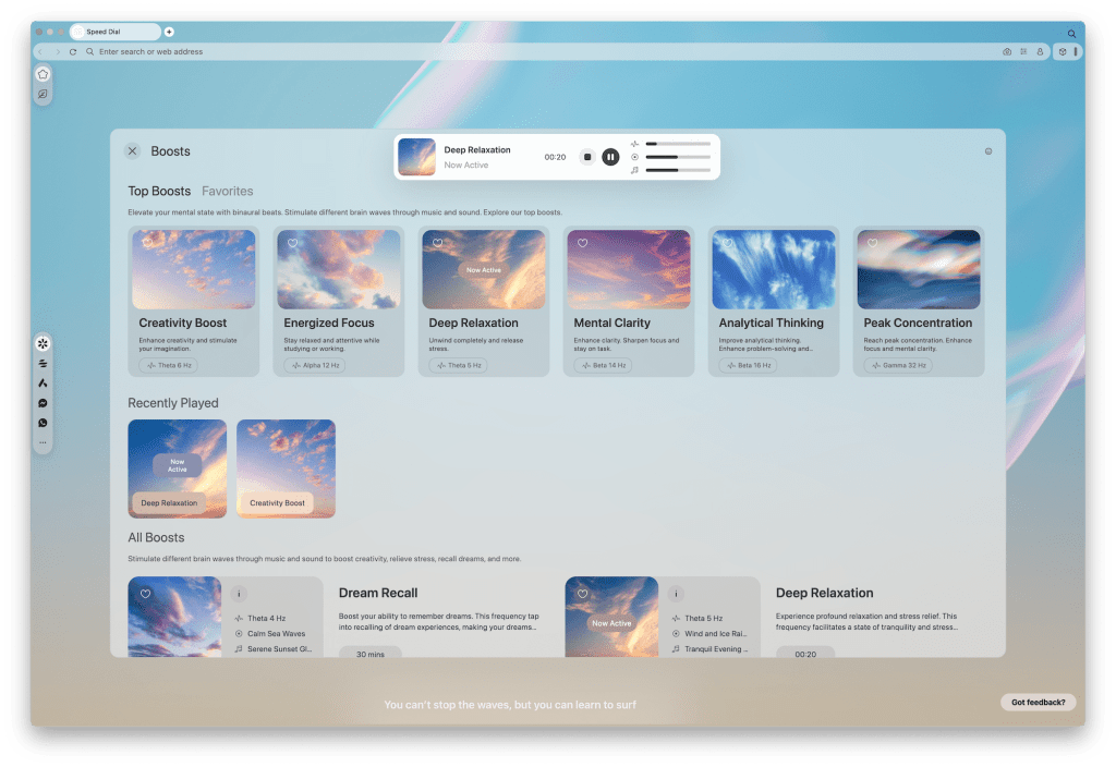 Opera Air : un nouveau navigateur web avec des fonctionnalités de pleine conscience intégrées 2 Opera Air un nouveau navigateur web avec des fonctionnalites